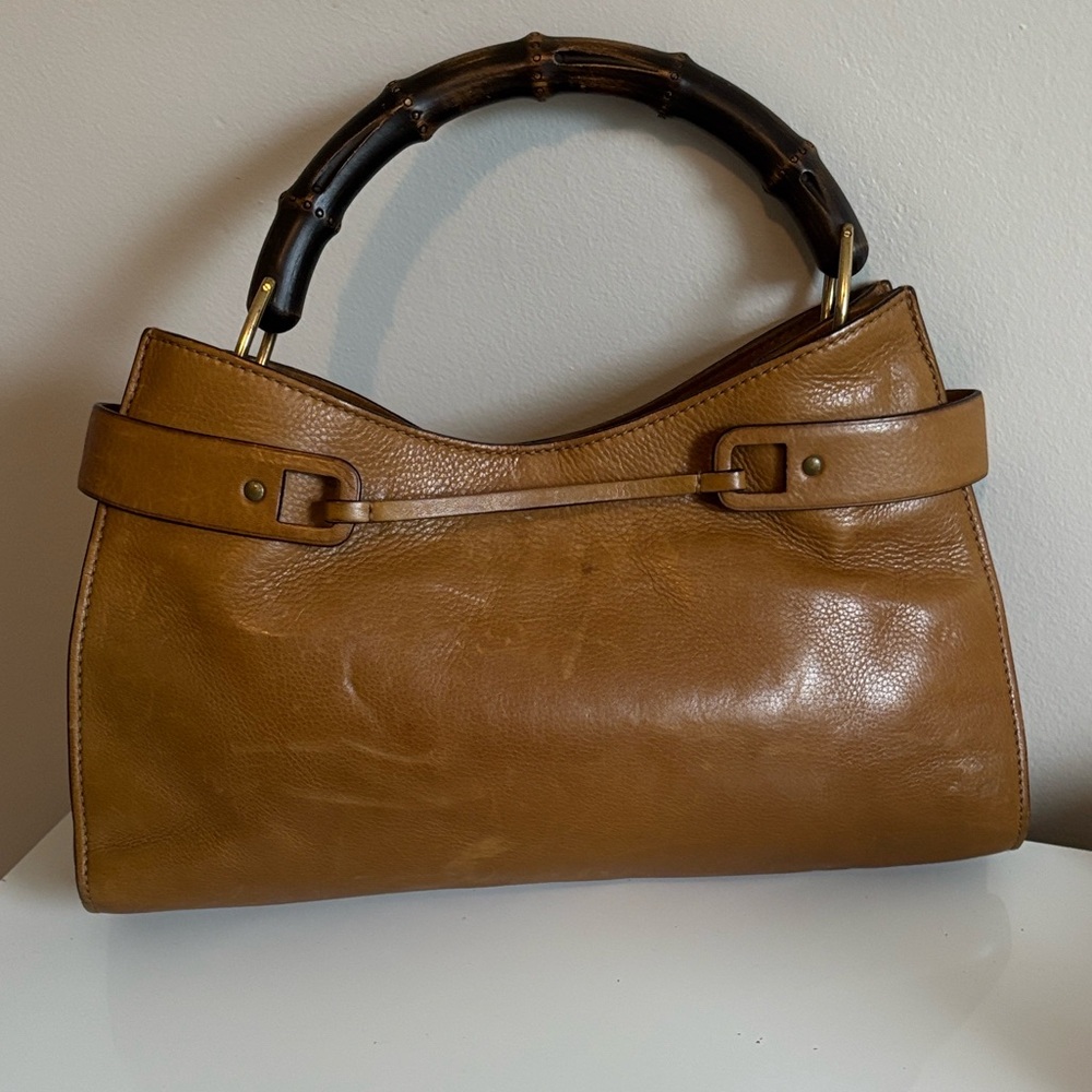 Gucci Bamboo Handle Leather Bag - Picture 4 of 16